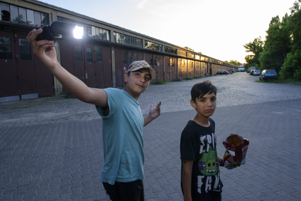 Refugee kids from Spandau